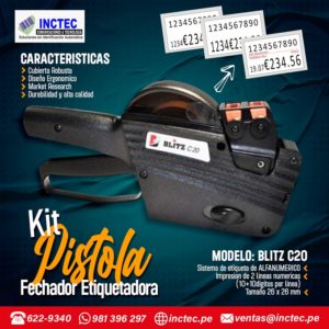 Etiquetadora manual Blitz C20