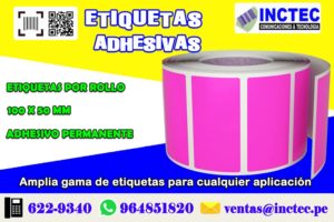 Etiquetas Adhesivas en Chilca
