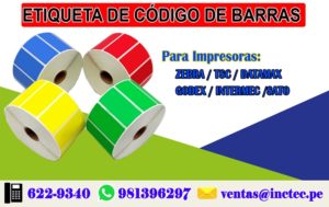Etiquetas autoadhesivas en Arequipa
