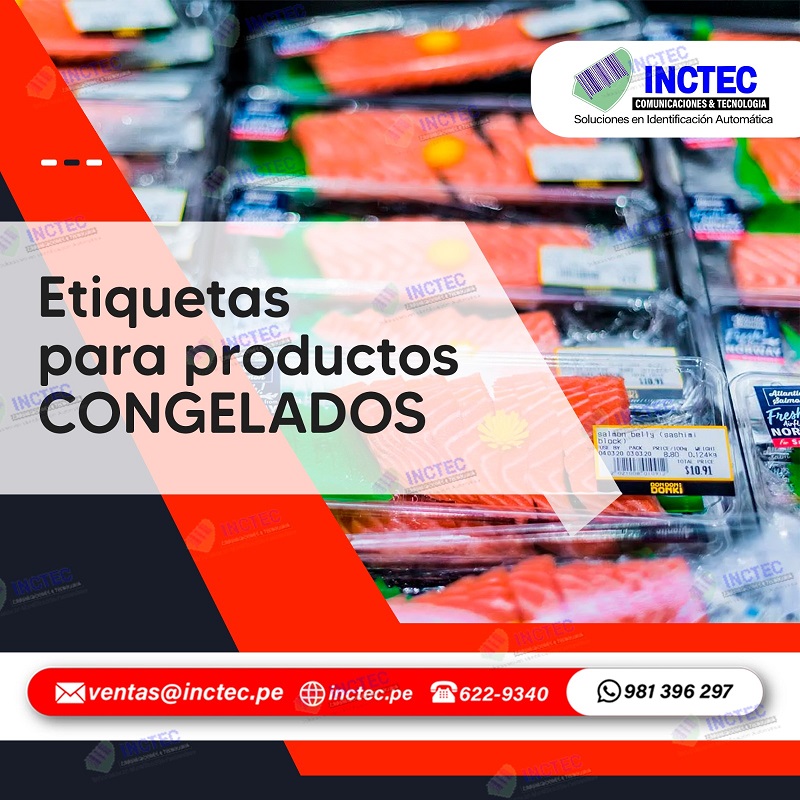 Etiquetas adhesivas para congelados