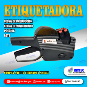 Fechadoras de 16 DÍGITOS LOTE-VENCIMIENTO