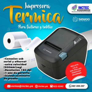 Impresora Térmica Sewoo Economica
